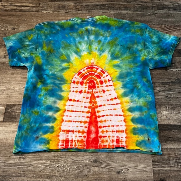 Handmade Tie Dyed peace sign shirt - Picture 5 of 8